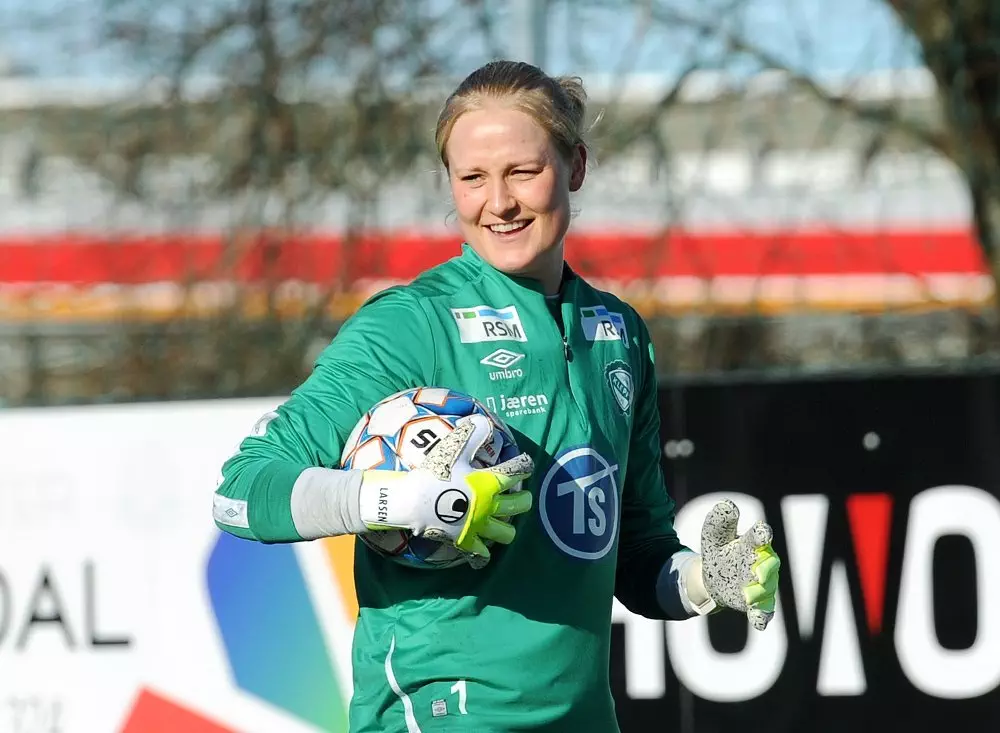 Kathrine Larsen goalkeeper